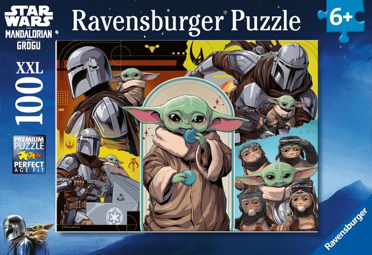 Pussel 100 bitar The Mandalorian & Grogu, Övrigt