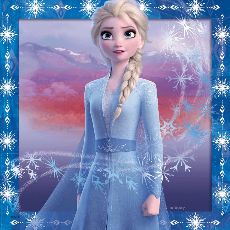 Pussel 3x49 bitar Frozen 2 The Journey Starts, Övrigt