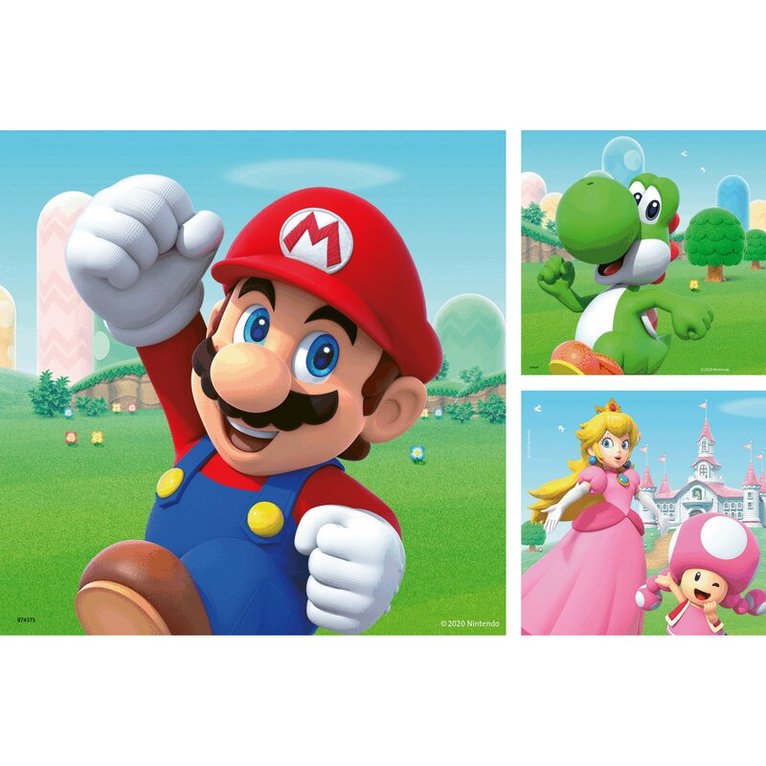 Pussel 3x49 bitar Super Mario, Övrigt
