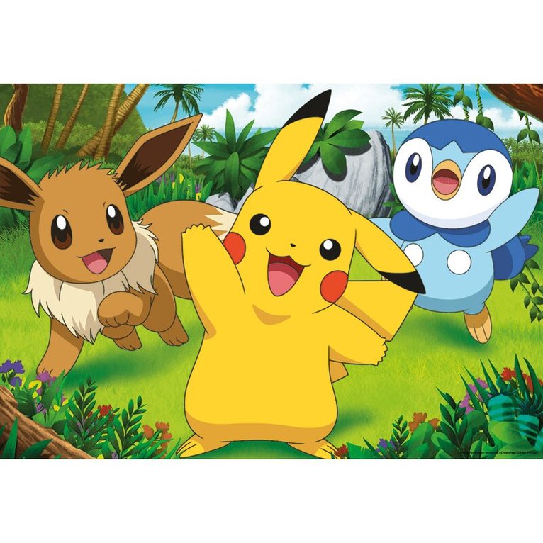 Pussel 2x24 bitar Pikachu and pals, Övrigt
