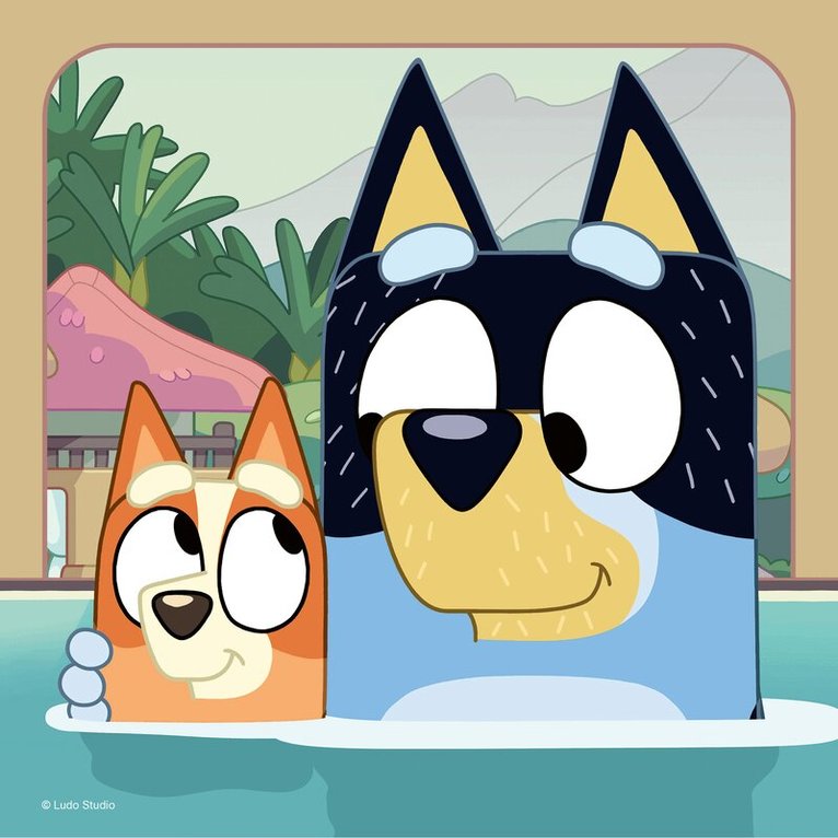 Pussel 3x49 bitar Bluey, Övrigt