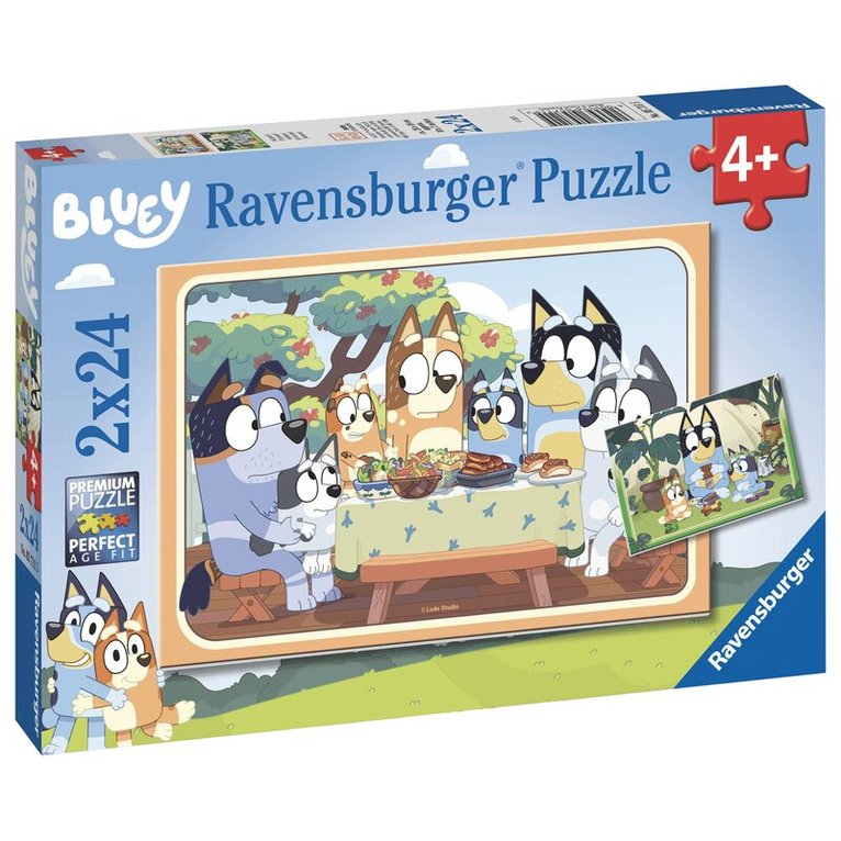 Pussel 2x24 bitar Bluey, Övrigt