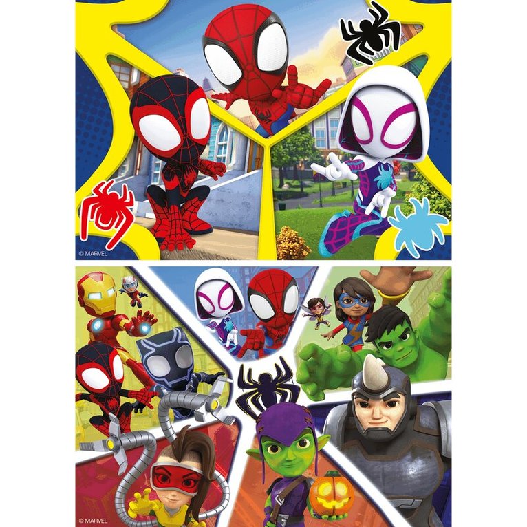 Pussel 2x24 bitar Spidey And Amazing Friends, Övrigt