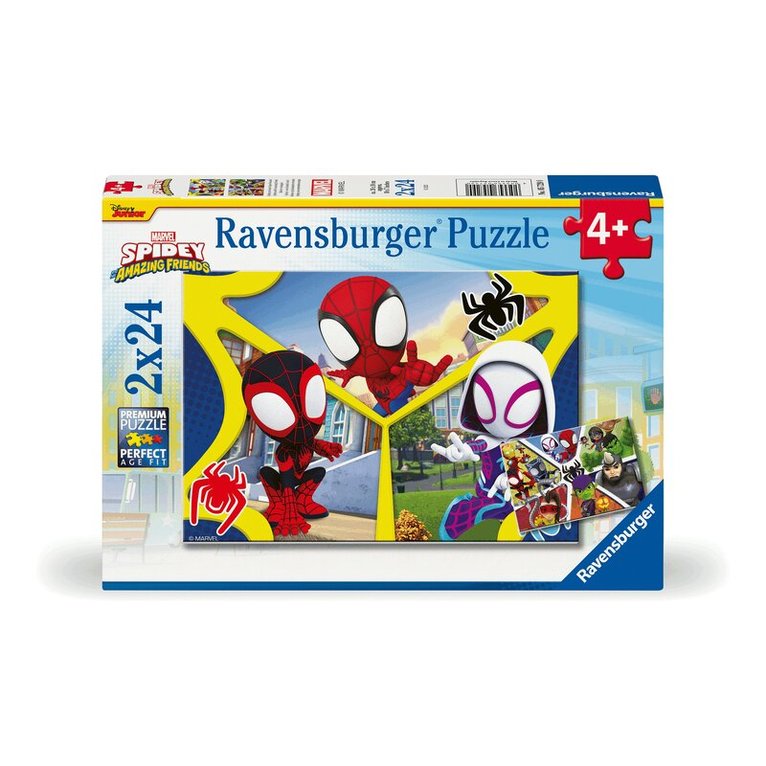 Pussel 2x24 bitar Spidey And Amazing Friends, Övrigt