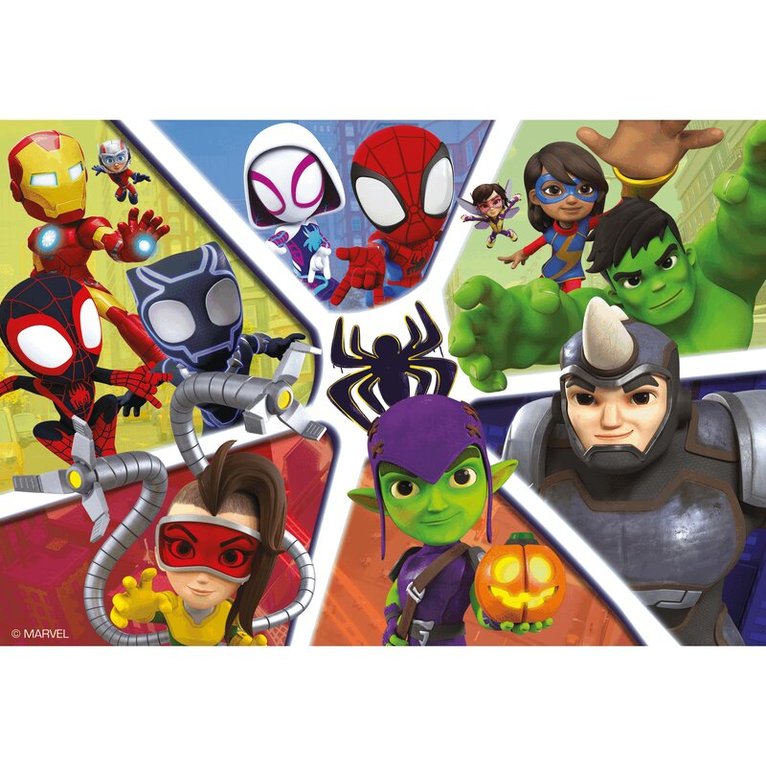 Pussel 2x24 bitar Spidey And Amazing Friends, Övrigt