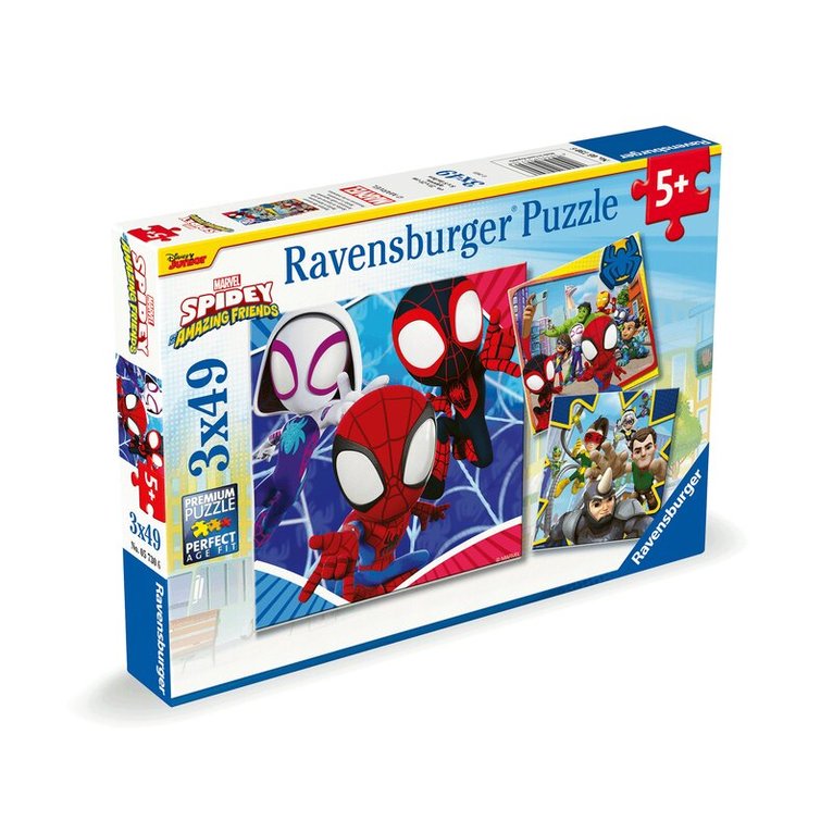 Pussel 3x49 bitar Spidey's Adventures, Övrigt