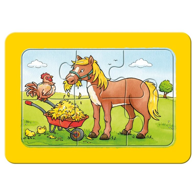 Pussel 3x6 bitar Good Animal Friends, Övrigt