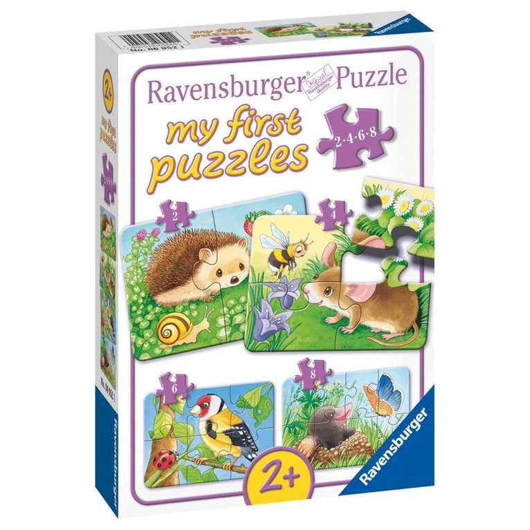 Pussel 2/4/6/8 bitar Sweet Garden Residents, Övrigt