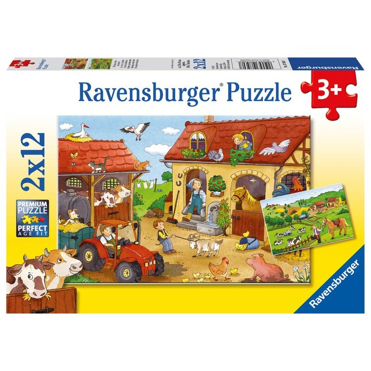 Pussel 2x12 bitar Working on the Farm, Övrigt