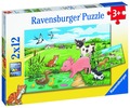 Pussel 2x12 bitar Baby Farm Animals