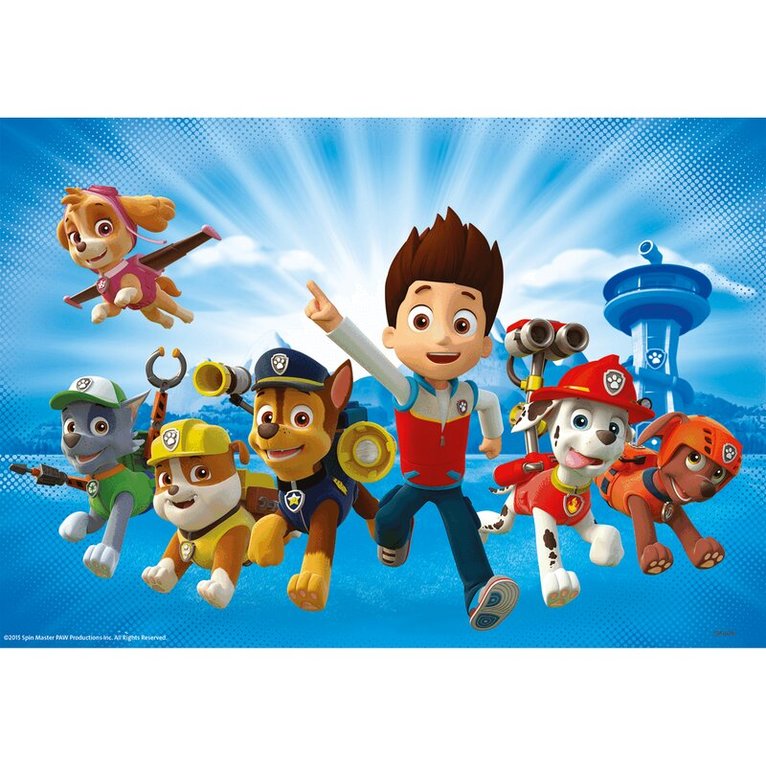 Pussel 2x12 bitar Paw Patrol puzzle, Övrigt