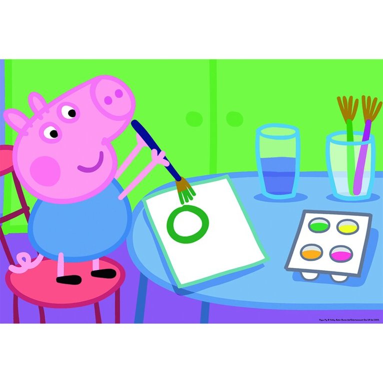 Pussel 2x24 bitar Peppa Pig at Playgroup, Övrigt