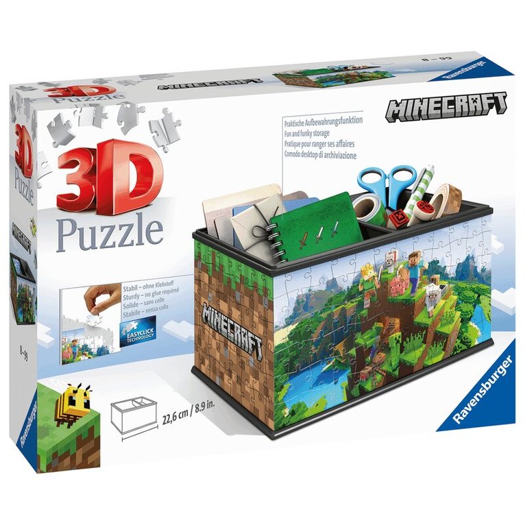 Pussel 216 bitar Minecraft Treasure Box, Övrigt. Tillgänglighet: Tillfälligt slut