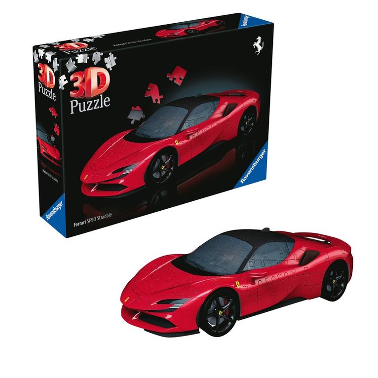 3D-pussel 108 bitar Ferrari SF90 Stradale, Övrigt