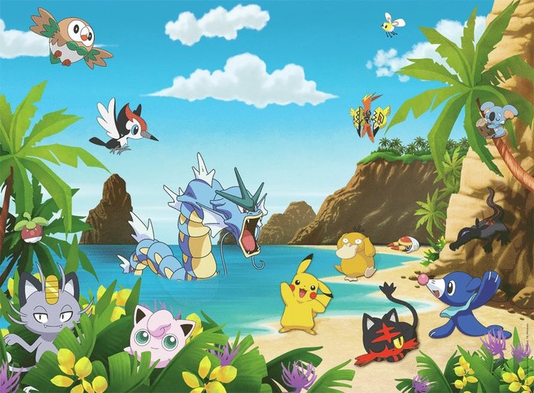 Pussel 200 bitar XXL Pokémon Gotta Catch 'Em All, Övrigt