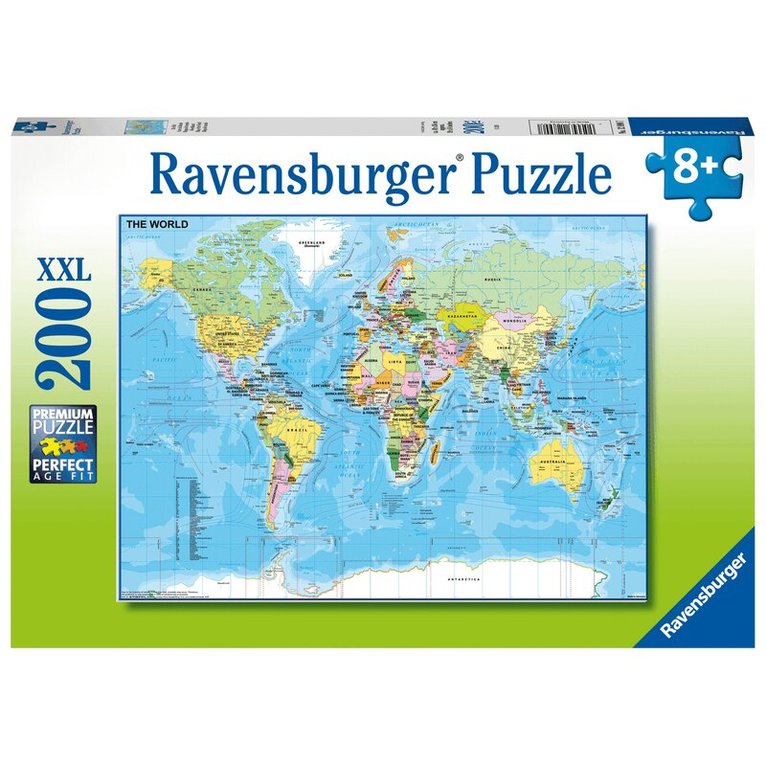 Pussel 200 bitar Map Of The World, Övrigt