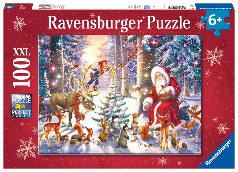 Pussel 100 bitar Christmas In The Forest, Övrigt