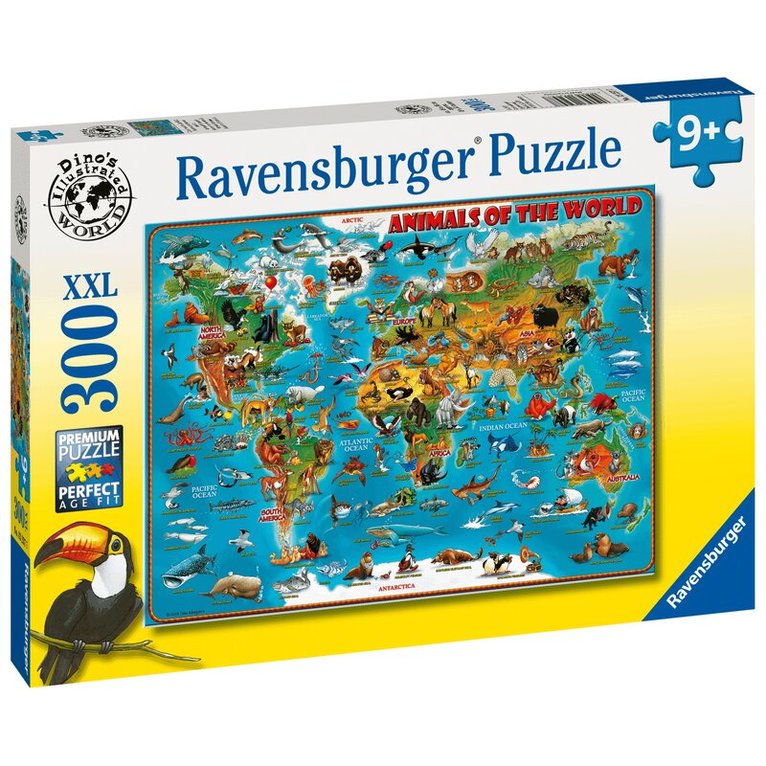 Pussel 300 bitar World of animals, Övrigt