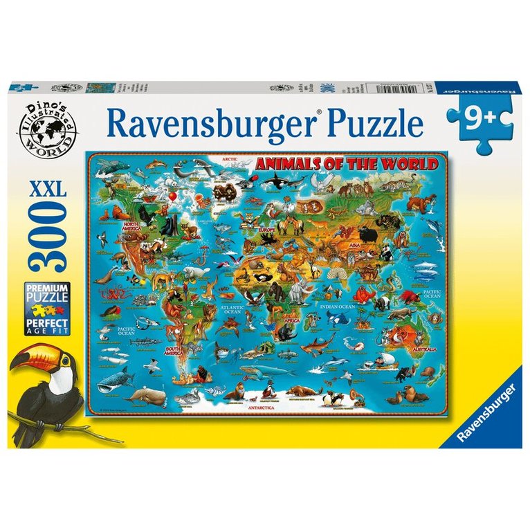 Pussel 300 bitar World of animals, Övrigt