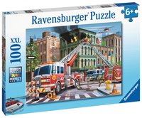 Pussel 100 bitar Fire Truck Rescue
