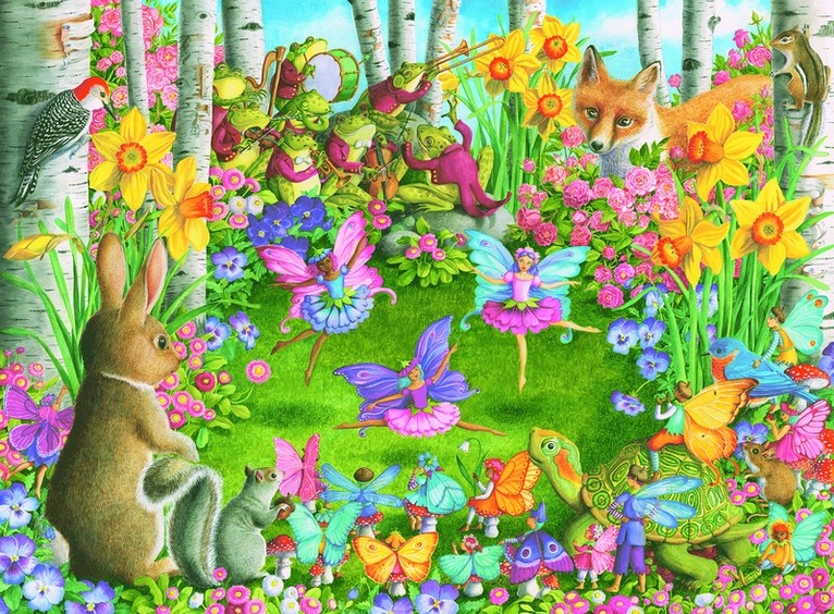 Pussel 100 bitar XXL - Fairy Ballet, Övrigt