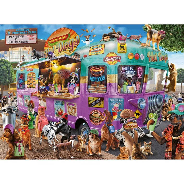 Pussel 300 bitar Hot Diggity Dogs, Övrigt