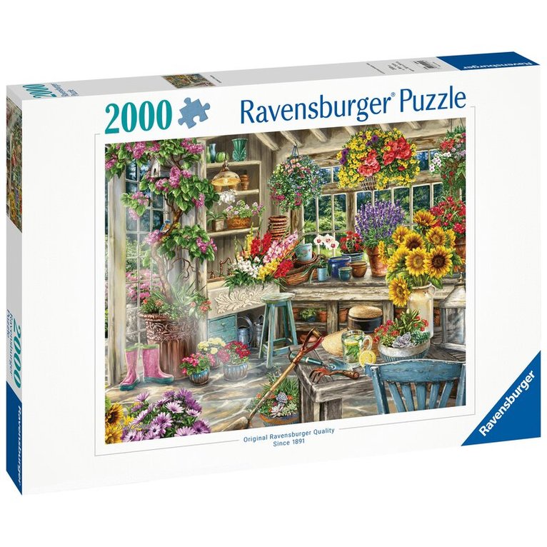 Pussel 2000 bitar Gardener's Paradise, Övrigt. Tillgänglighet: Tillfälligt slut