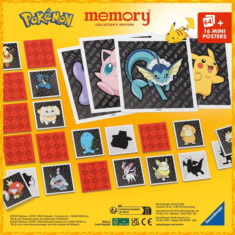 Memory Collectors Pokémon, Övrigt
