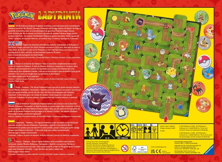 Pokémon Labyrinth, Övrigt