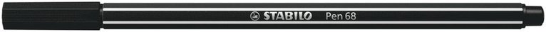 Fiberspetspenna Stabilo Pen 68 svart, Övrigt