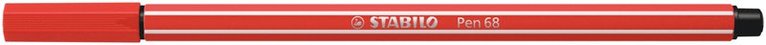 Fiberspetspenna Stabilo Pen 68 röd, Övrigt