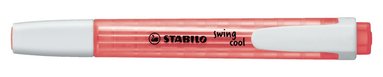 &Ouml;verstrykningspenna Stabilo Swing Cool r&ouml;d