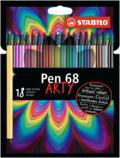Fiberspetspenna Stabilo Pen 68 Arty 18 frger