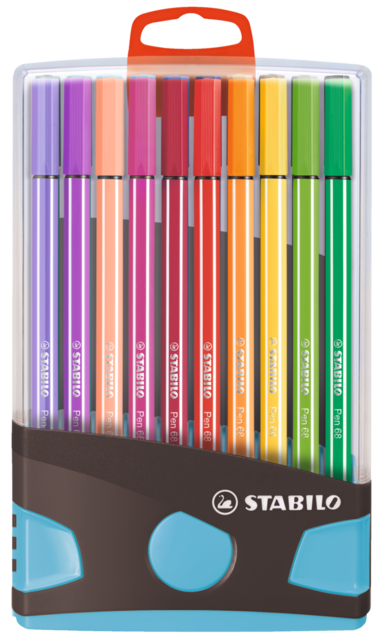 Fiberspetspenna Stabilo Pen 68 Colorparade 20 färger, Övrigt