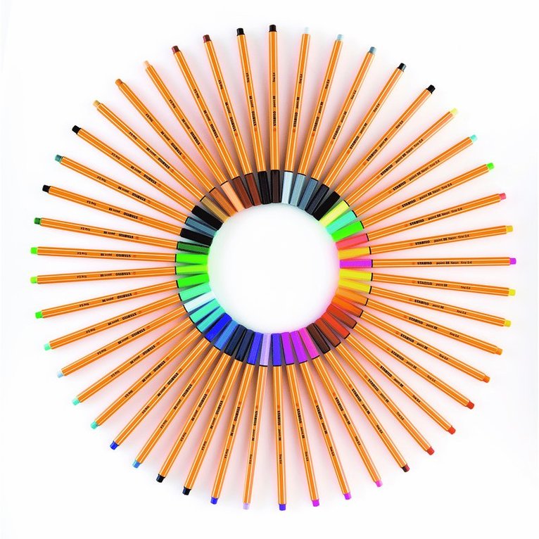 Fiberspetspenna Stabilo Point 88 Colorparade 20 färger, Övrigt