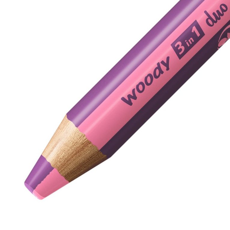 Färgpenna Stabilo Woody 3in1 duo 5-pack, Övrigt