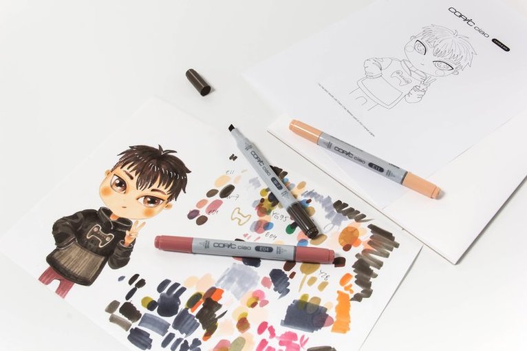 Marker Copic Ciao Layer & Mix 3-pack - Warm Palette, Övrigt