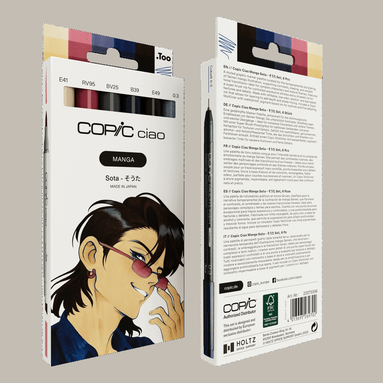 Marker Copic Ciao 5+1 Manga Souta, Övrigt