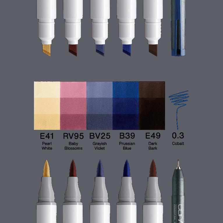 Marker Copic Ciao 5+1 Manga Souta, Övrigt