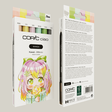 Marker Copic Ciao 5+1 Manga  Kawaii, Övrigt