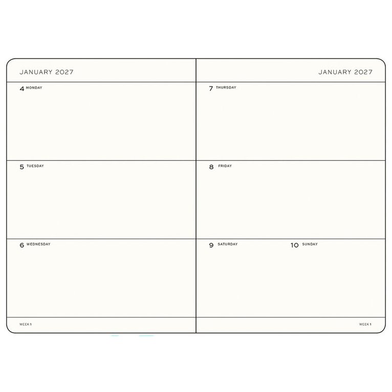 Kalender 2026-2027 Leuchtturm A5 VpU 18mån Forest Green, Övrigt