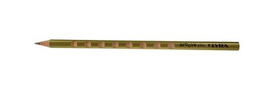 Blyertspenna HB Lyra Groove slim Metallic Guld