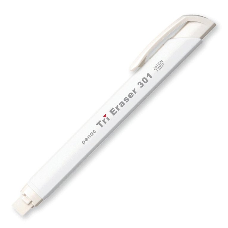 Radergummipenna Penac Tri Eraser vit, Övrigt