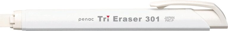 Radergummipenna Penac Tri Eraser vit, Övrigt