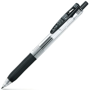 Gelpenna 0,5 Zebra Sarasa Clip svart