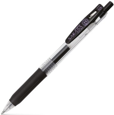 Gelpenna 1.0 Zebra Sarasa Clip svart