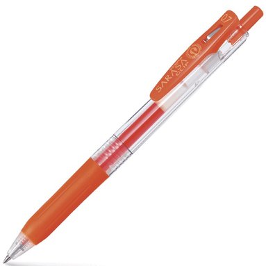 Gelpenna 0,7 Zebra Sarasa Clip r&ouml;dorange