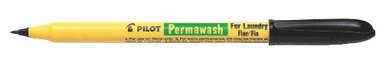 M&auml;rkpenna textil F Pilot Permawash svart