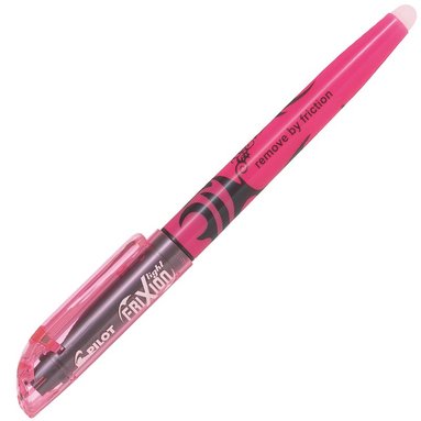 Överstrykningspenna Frixion Light neonrosa, raderbar