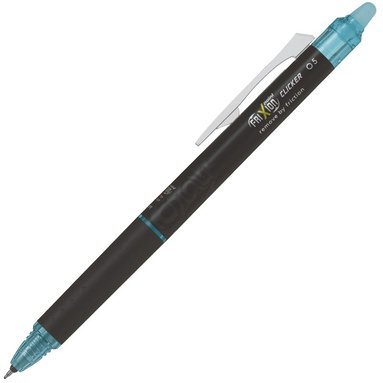 Kulspetspenna Frixion Point Clicker Synergy-tip 0.5 ljusbl&aring;, raderbar